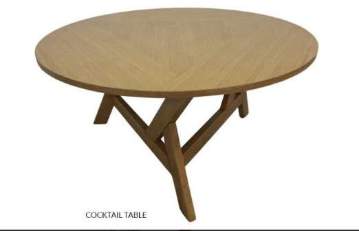 Scarlett Oak Cocktail Table