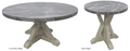 Whitney White/Grey Cocktail and End Table 3 piece set