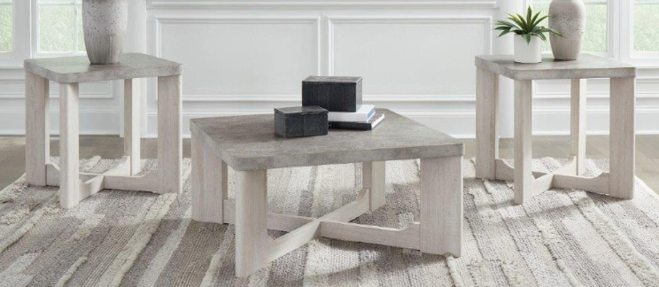 Greenwood / Sherwood Square Ashley Furniture Table sets of 3