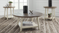 Riverside Round Wooden Tables set of 3