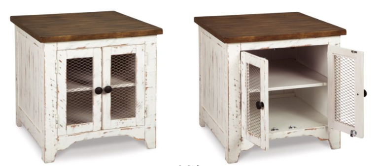 Westfield Whitewash Storage Tables