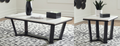 Stephen Black Tables set with Marble Top