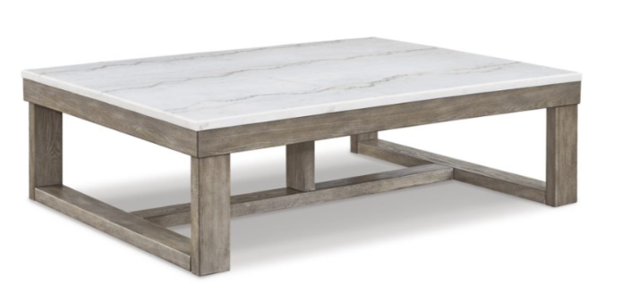 Temaki Oak Tables with Marble Top