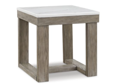 Temaki Oak Tables with Marble Top