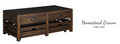 Homestead Brown Coffee Table Set