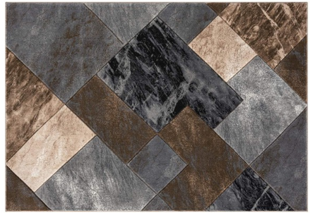 Alexia Collection Blue/Brown Rug