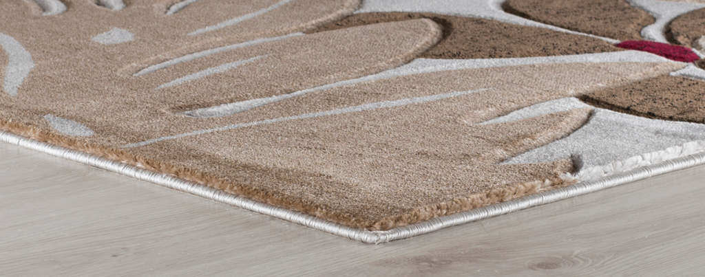 Glamor Rug Grey/Dark Brown