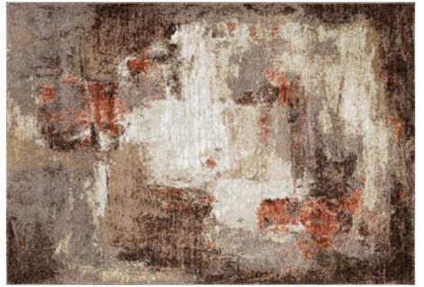 Olympia Collection Brown/Red Rug