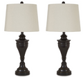 Darlita Bronze Lamps 2 pc set