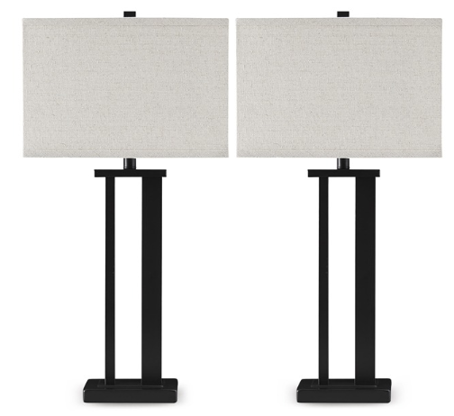 Aniela Bronze Lamps 2PC Set