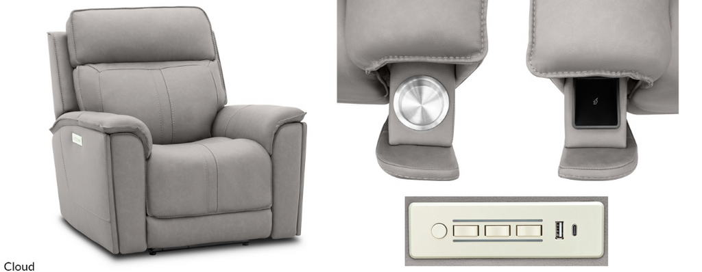 Ravenna Leather Power Recliner