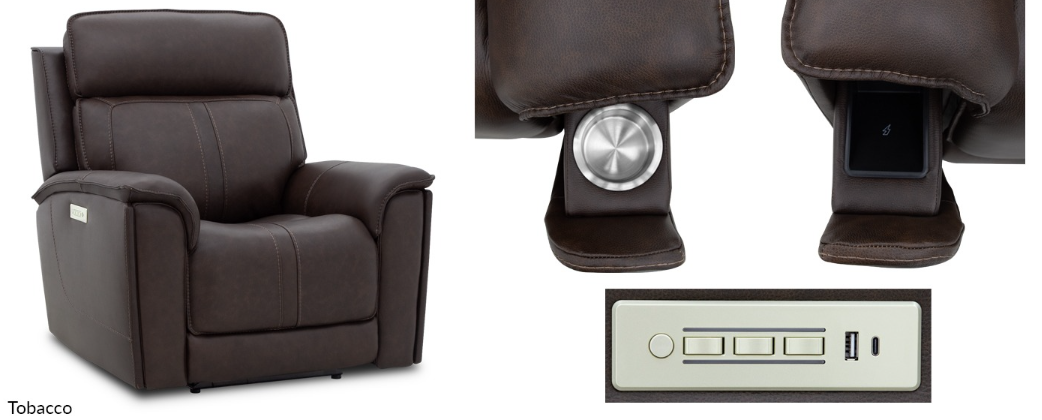 Ravenna Leather Power Recliner