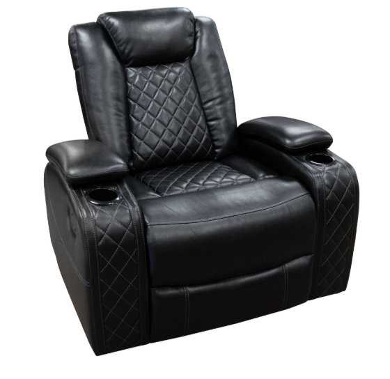 Omega Black Recliner