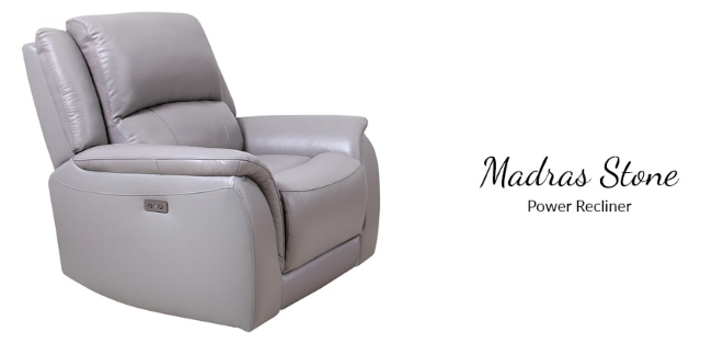 Madras Leather Power Recliner
