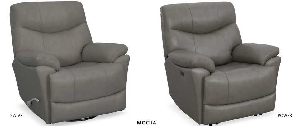 Madrid Leather Power or Swivel Recliner