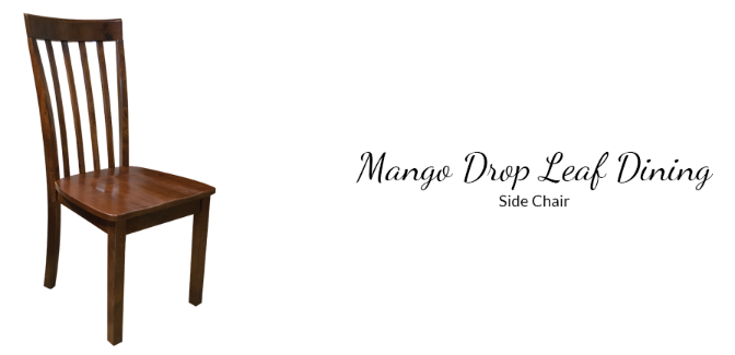 Mango Drop Leaf Dining Set (Brown, white, or grey)