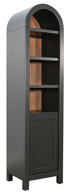 Slim DISPLAY CABINET W/DOOR ARCHES