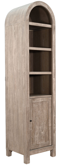 Slim DISPLAY CABINET W/DOOR ARCHES