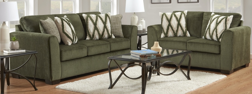 Arlington Basil Living Room Set