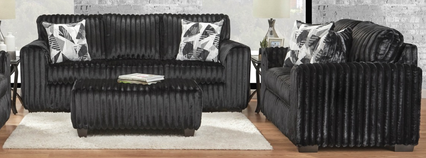 Lexington Black Living Room Set