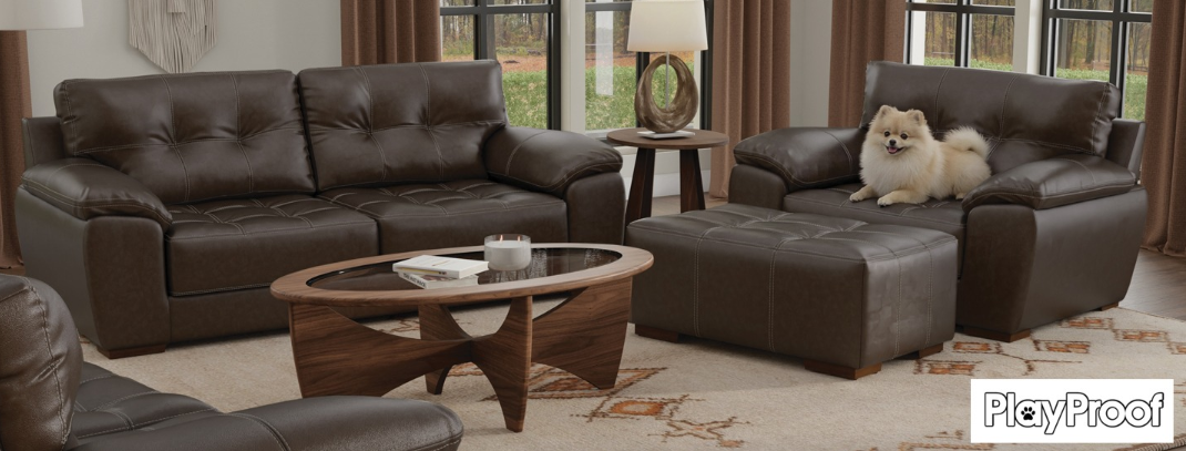 Finn Espresso Living Room Set