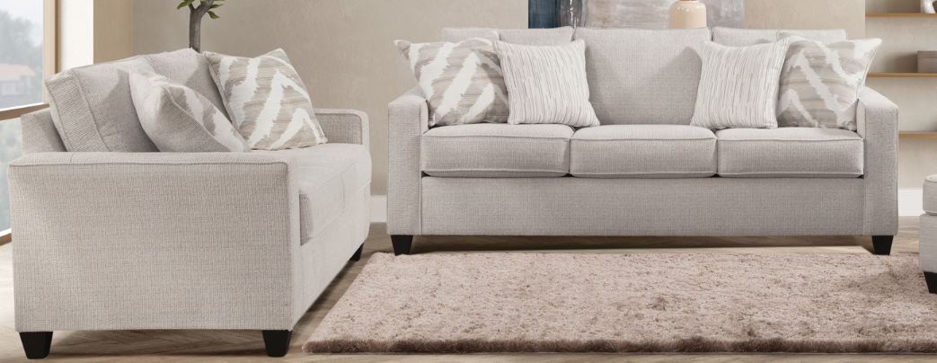 Christi Pebble Living Room Set (sleeper sofa option)