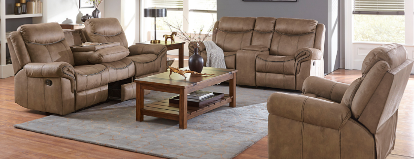 Knoxville Brown Reclining Set