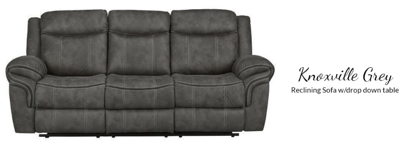 Knoxville Grey Reclining Set